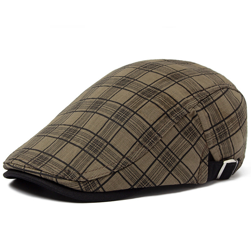 Summer Plaid Beret