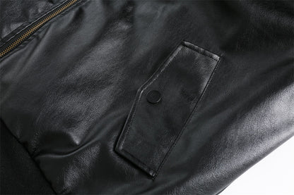 Men's hooded PU workwear jacket lifestyle styled