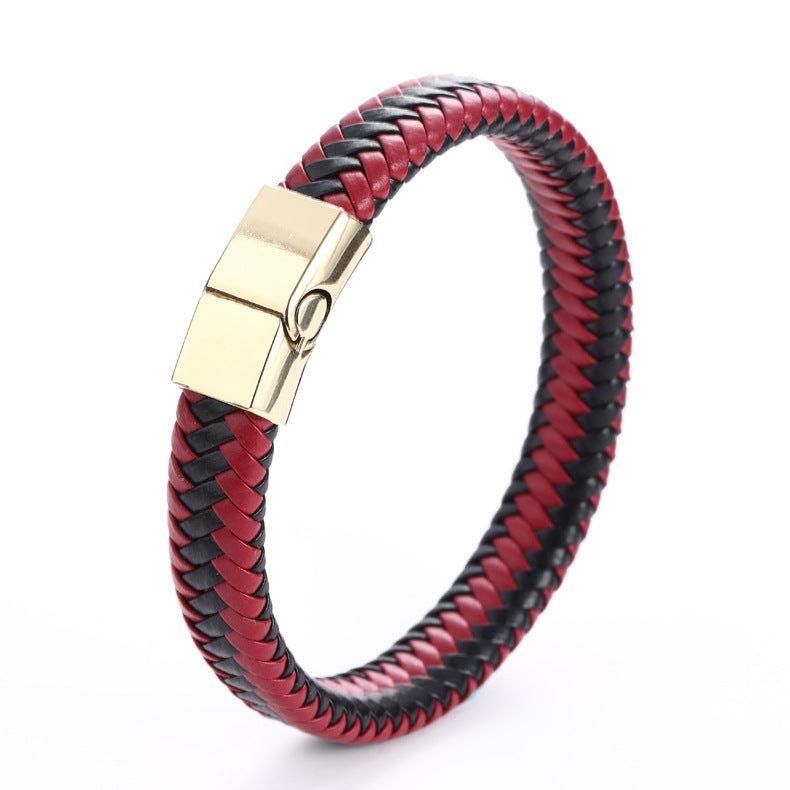 Genuine leather bracelet main view