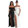 Slim split sleeveless dress main view
