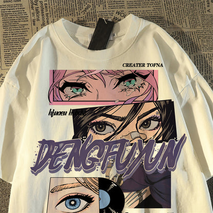 New Anime Loose Print Tee