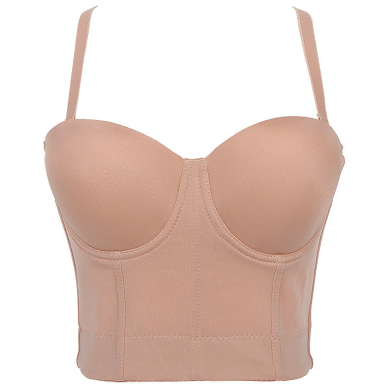 Backless tube bra lifestyle