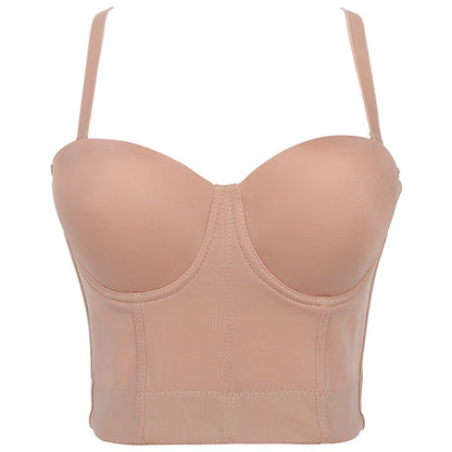 Backless tube bra lifestyle