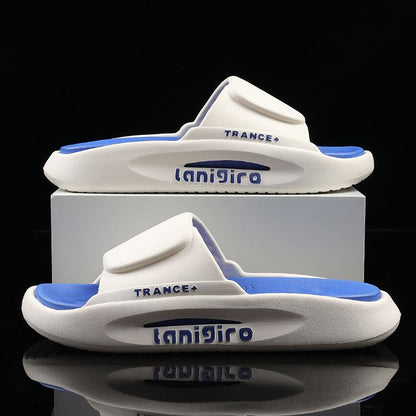 Non-slip bath slippers side view