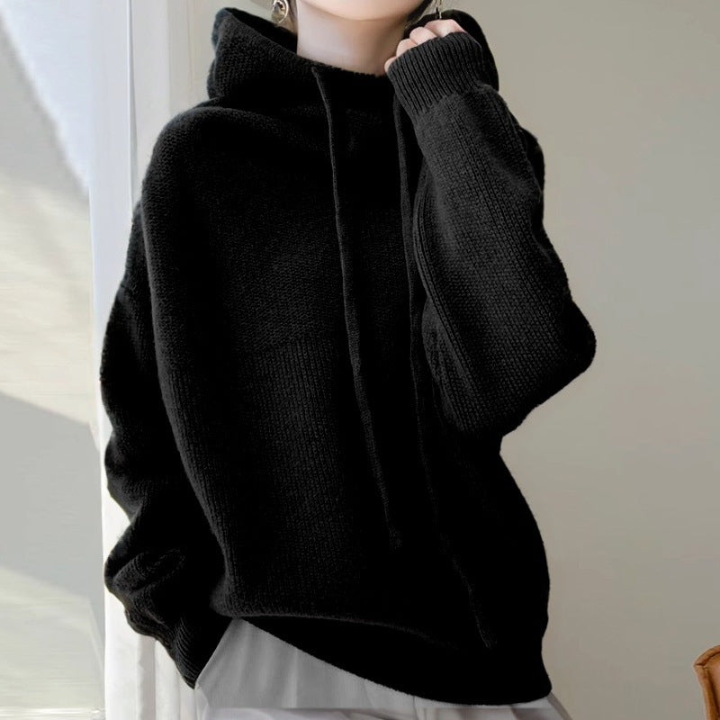 Lazy style warm sweater color options