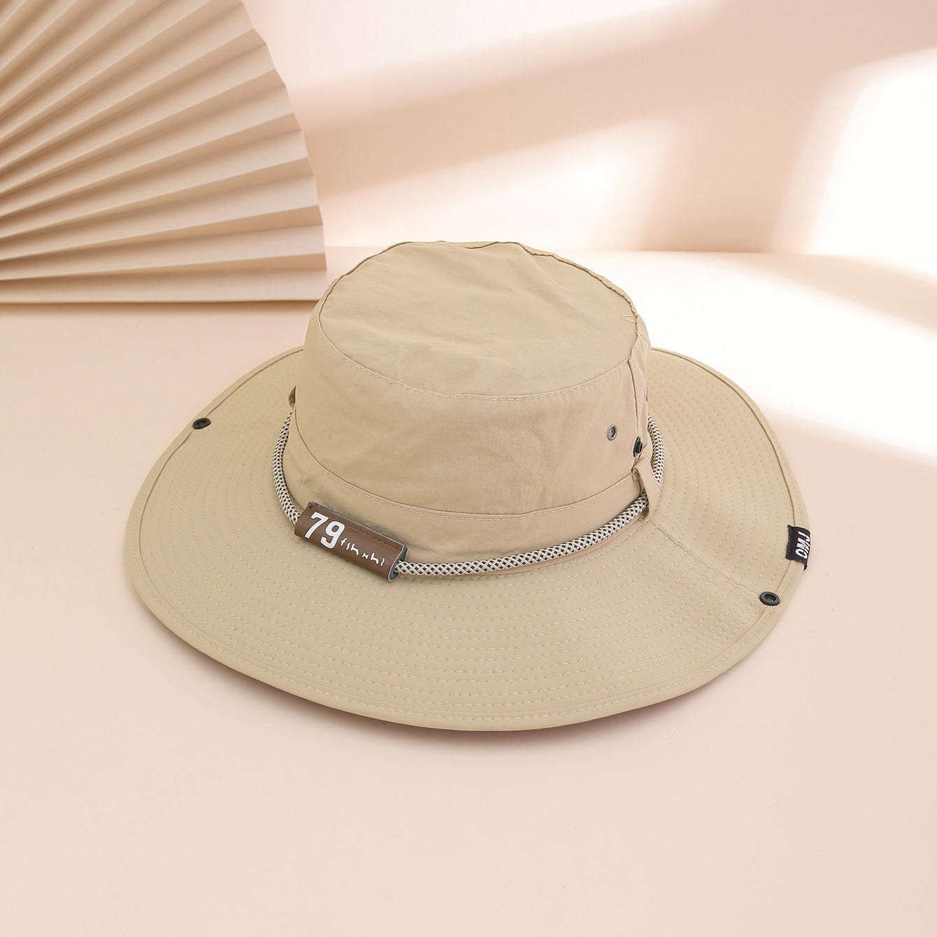 Leather Brim Fisherman Hat