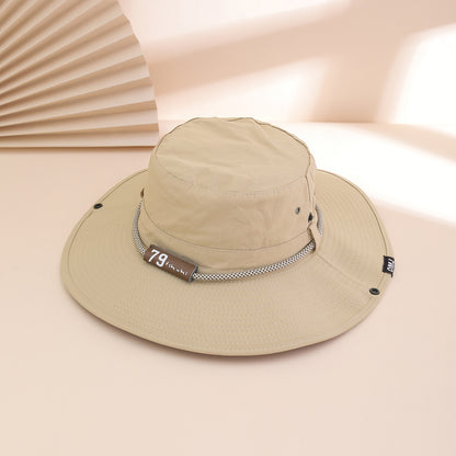Leather Brim Fisherman Hat