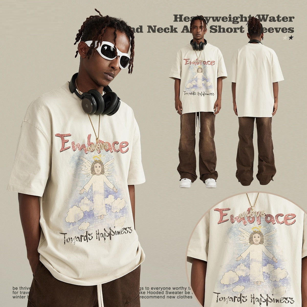 Unisex Retro Loose Tee