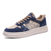 Men's paisley canvas sneakers casual fashion shoes