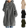 Oversized hooded zip style main view