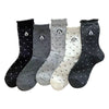 Polka dot puppy socks main view