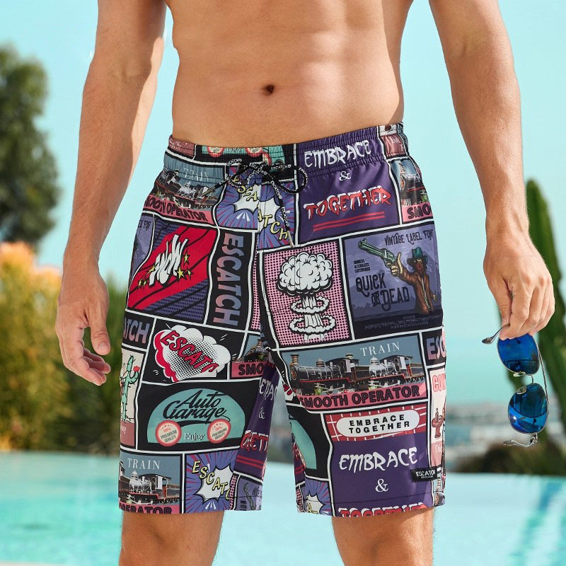 Digital couple shorts lifestyle