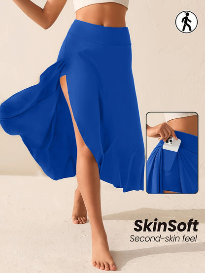 Elegant Flowing Midi Skirt