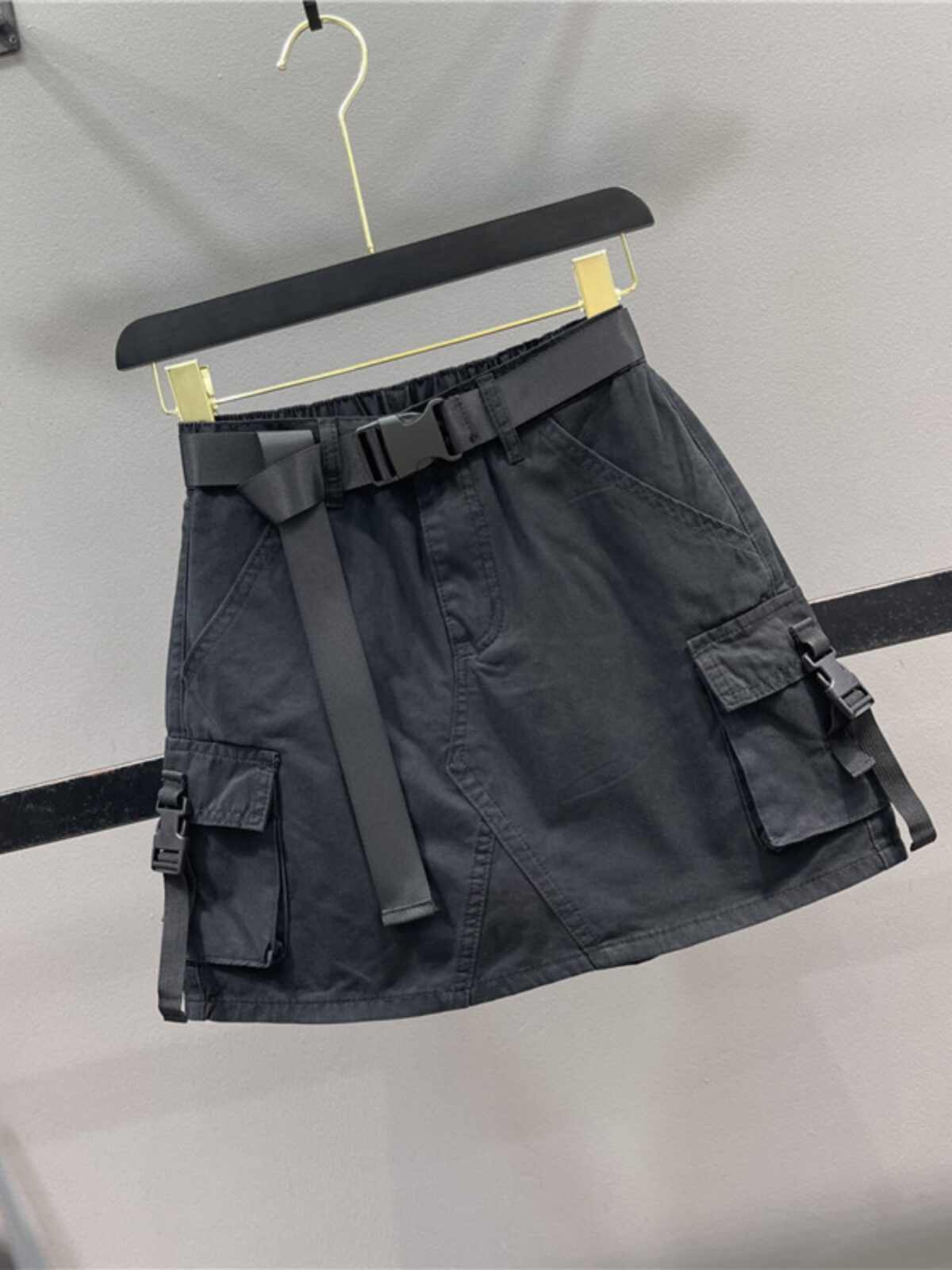 Pocket bodycon mini skirt lifestyle