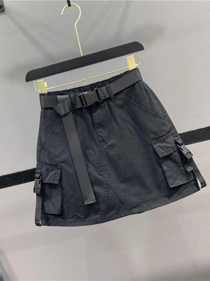 Pocket bodycon mini skirt lifestyle