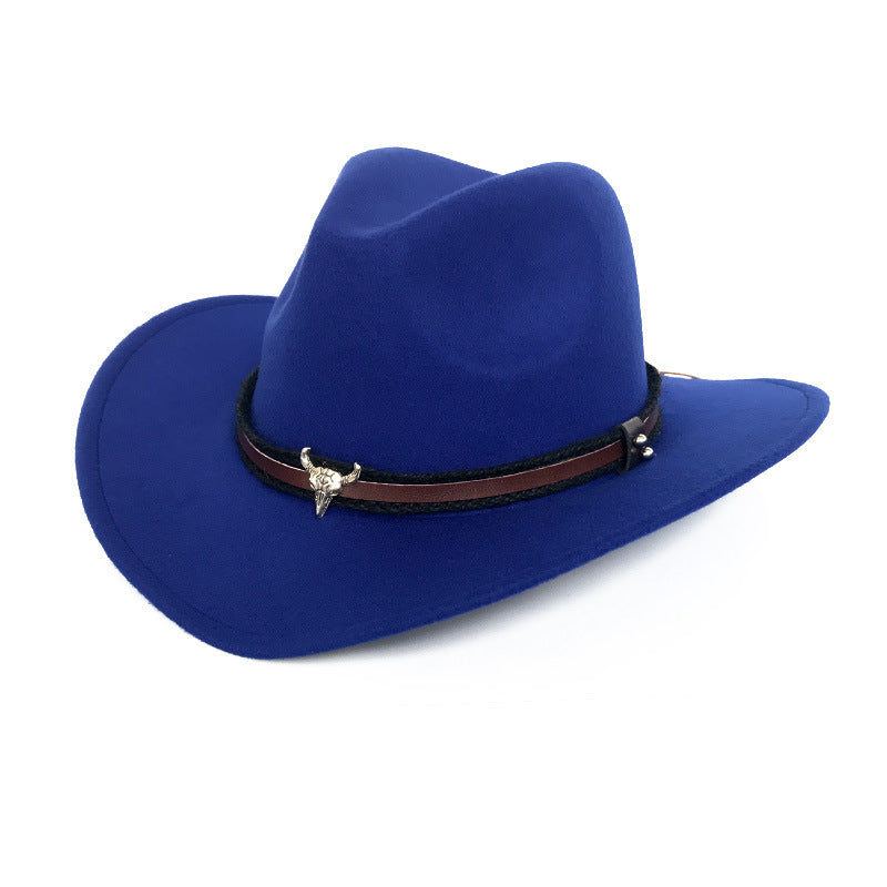 Unisex wool jazz hat brim detail