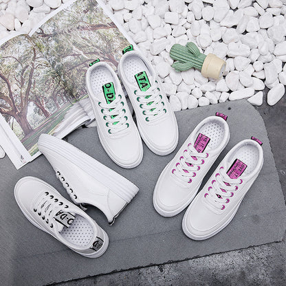 Breathable canvas sneakers side view