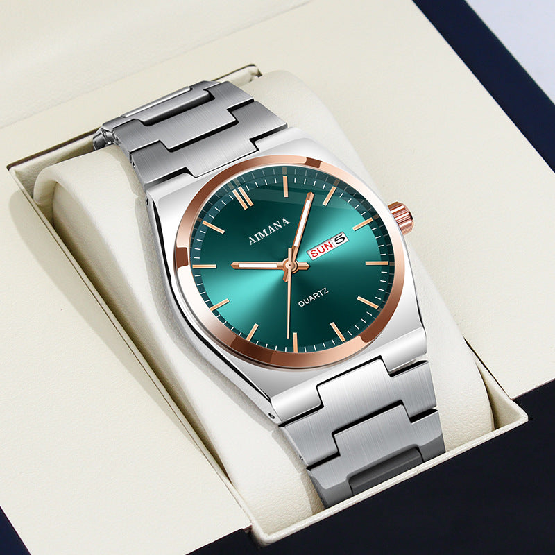 Marine quartz watch side view