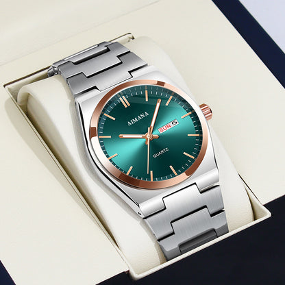 Marine quartz watch side view