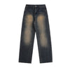 Men's personality straight jeans casual everyday denim