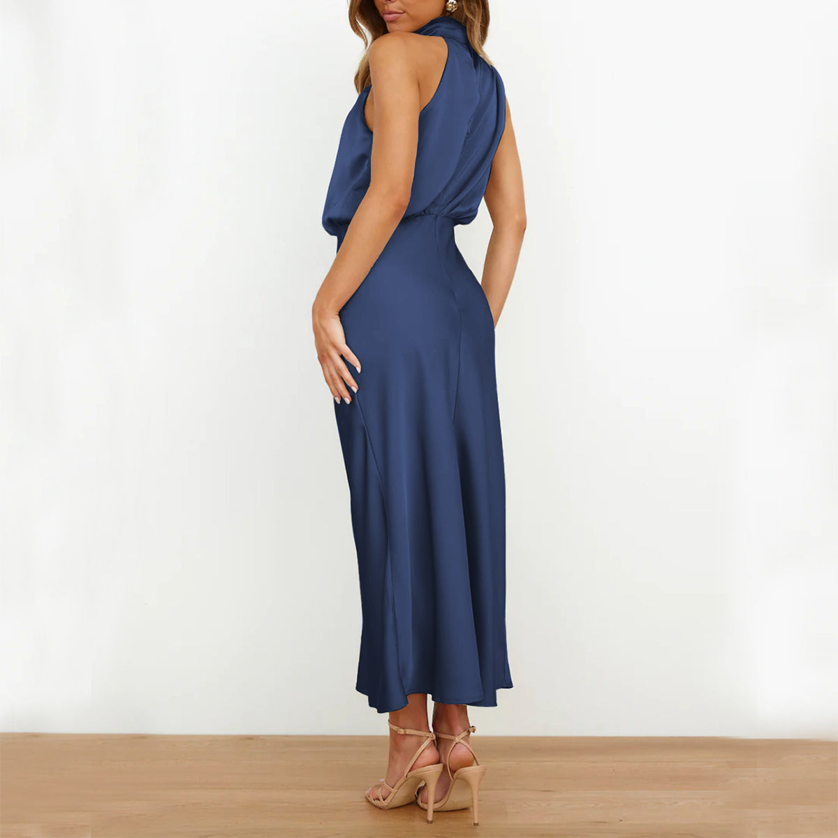 Elegant sleeveless summer dress alternate color