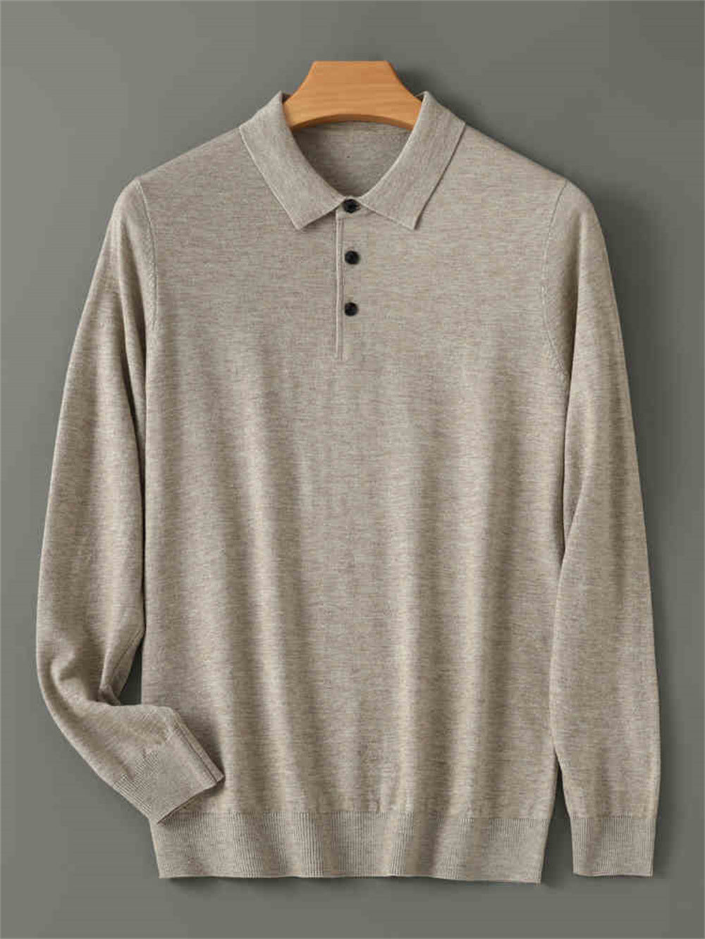 100% premium wool polo alternate color