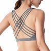 Cross back sports bra main view