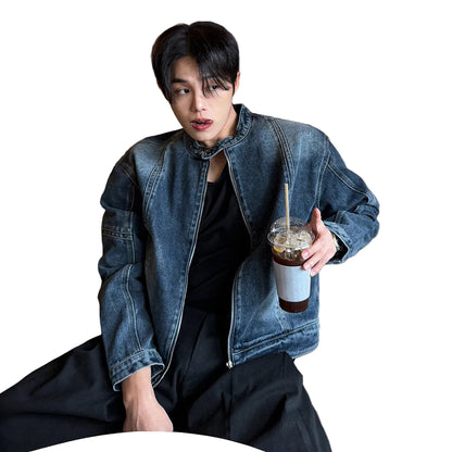 Cropped Denim Stand