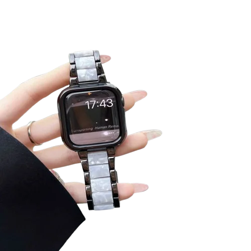 Textured metal resin watch main view