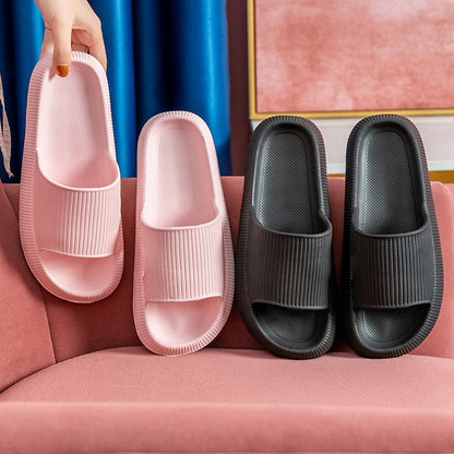Soft EVA summer slides back view