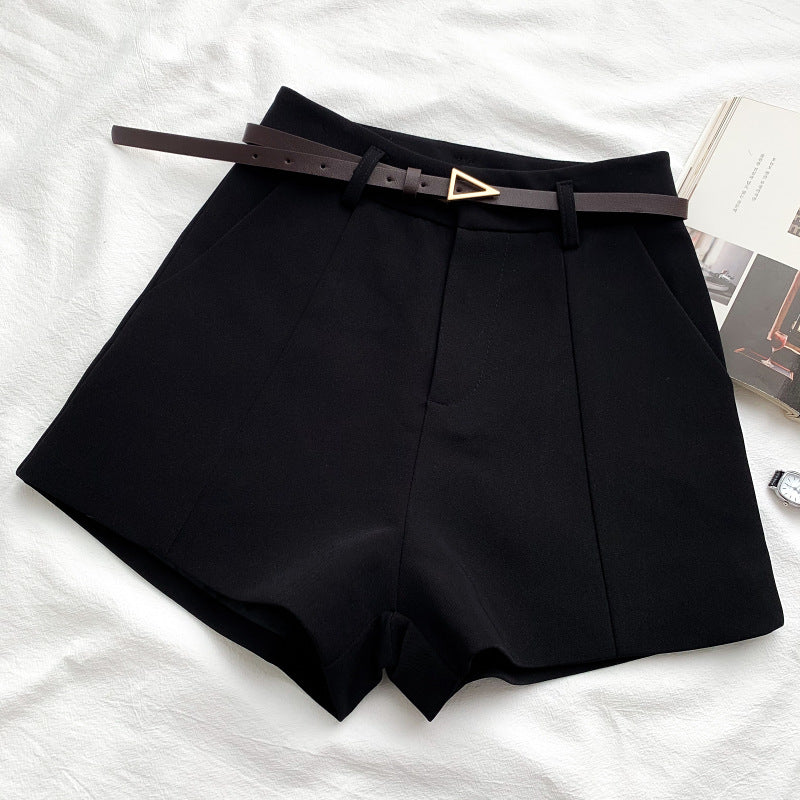 Women's vintage luxe shorts lifestyle styled