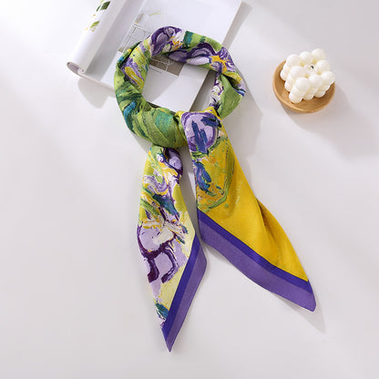 Premium Variety Impressionist Garden Scarf