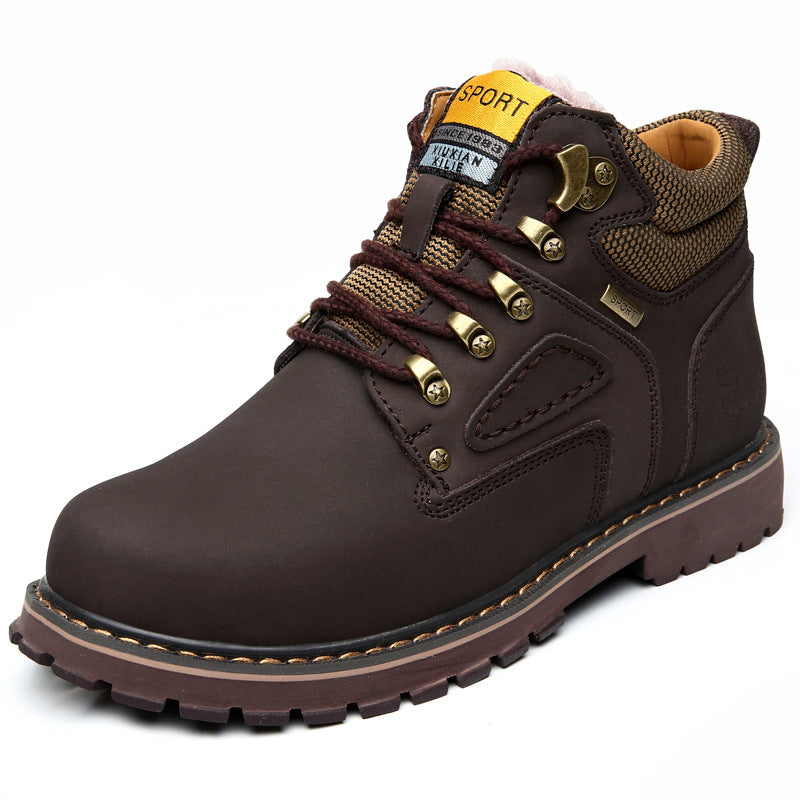 Men's leather Martin boots alternate color