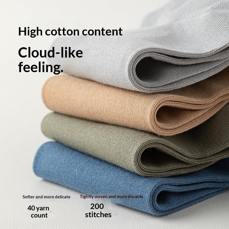 Odor-absorbent mid socks detail