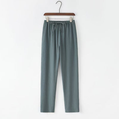 Marrakech slim fit linen trousers alternate color