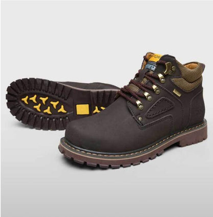 Men's leather Martin boots sole view