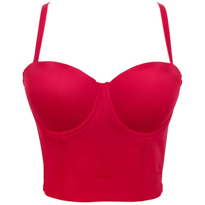 Backless tube bra detail