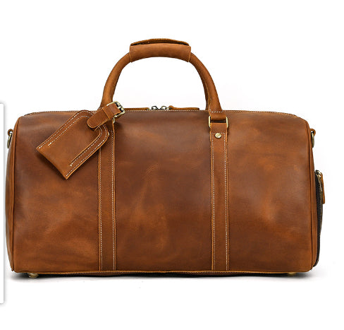 Montague leather duffle bag color options