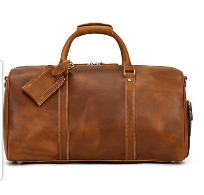 Montague leather duffle bag color options
