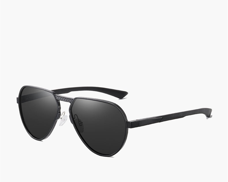 Polarized alloy frame glasses side view