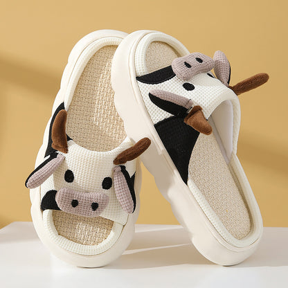Cartoon animal home slippers lifestyle