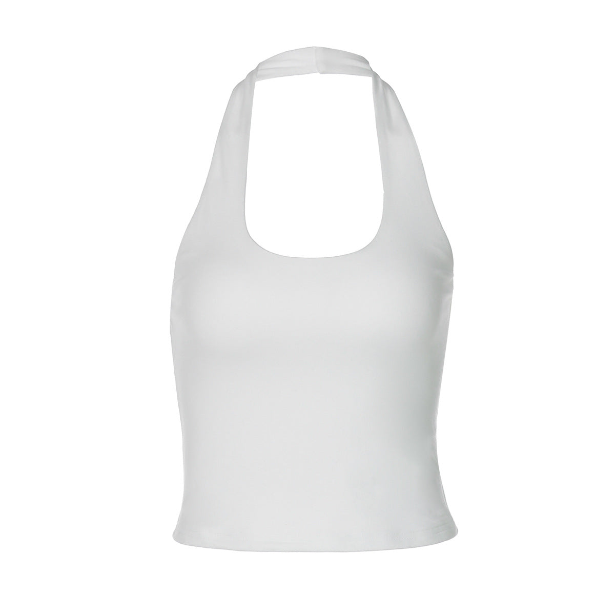 Backless slim vest back view