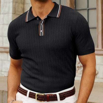 Ashford knit polo back view