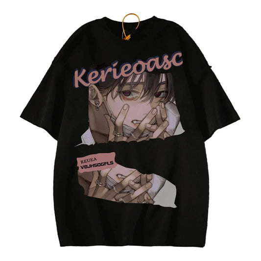 New Anime Cotton Print Tee