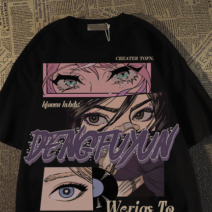 New Anime Loose Print Tee