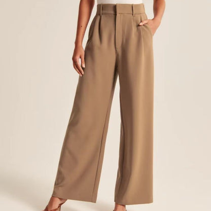 Serena wide-leg trousers side view