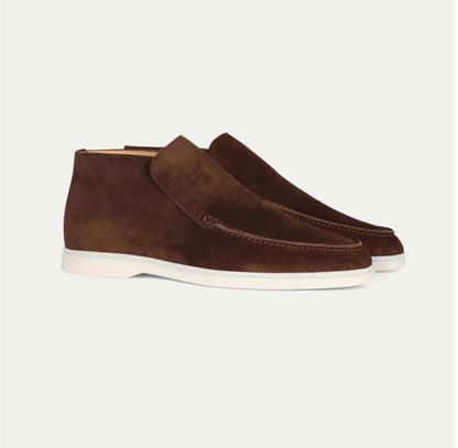 Men's premium high suede loafer alternate angle