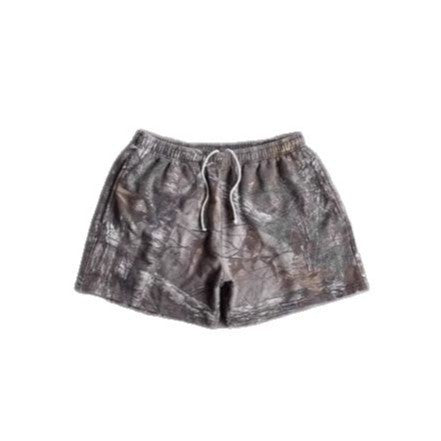 Harajuku camo shorts back view
