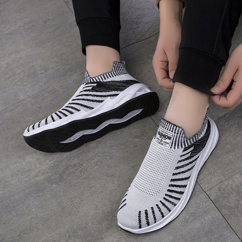 Stripe mesh socks color options