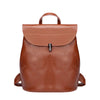 Pure leather backpack main view